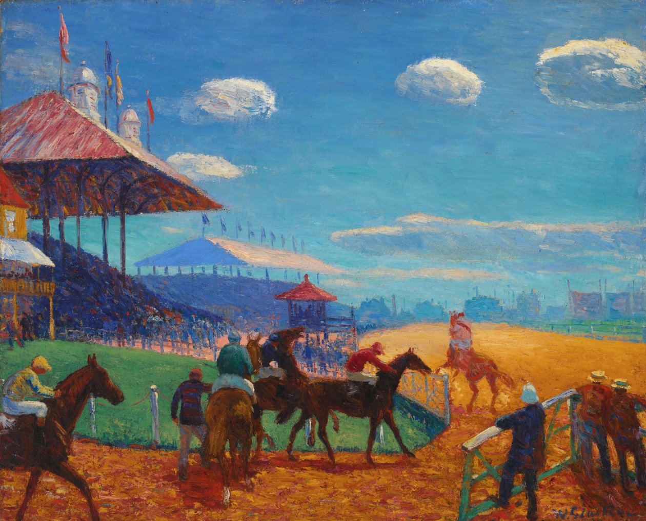 Racerbana av William James Glackens