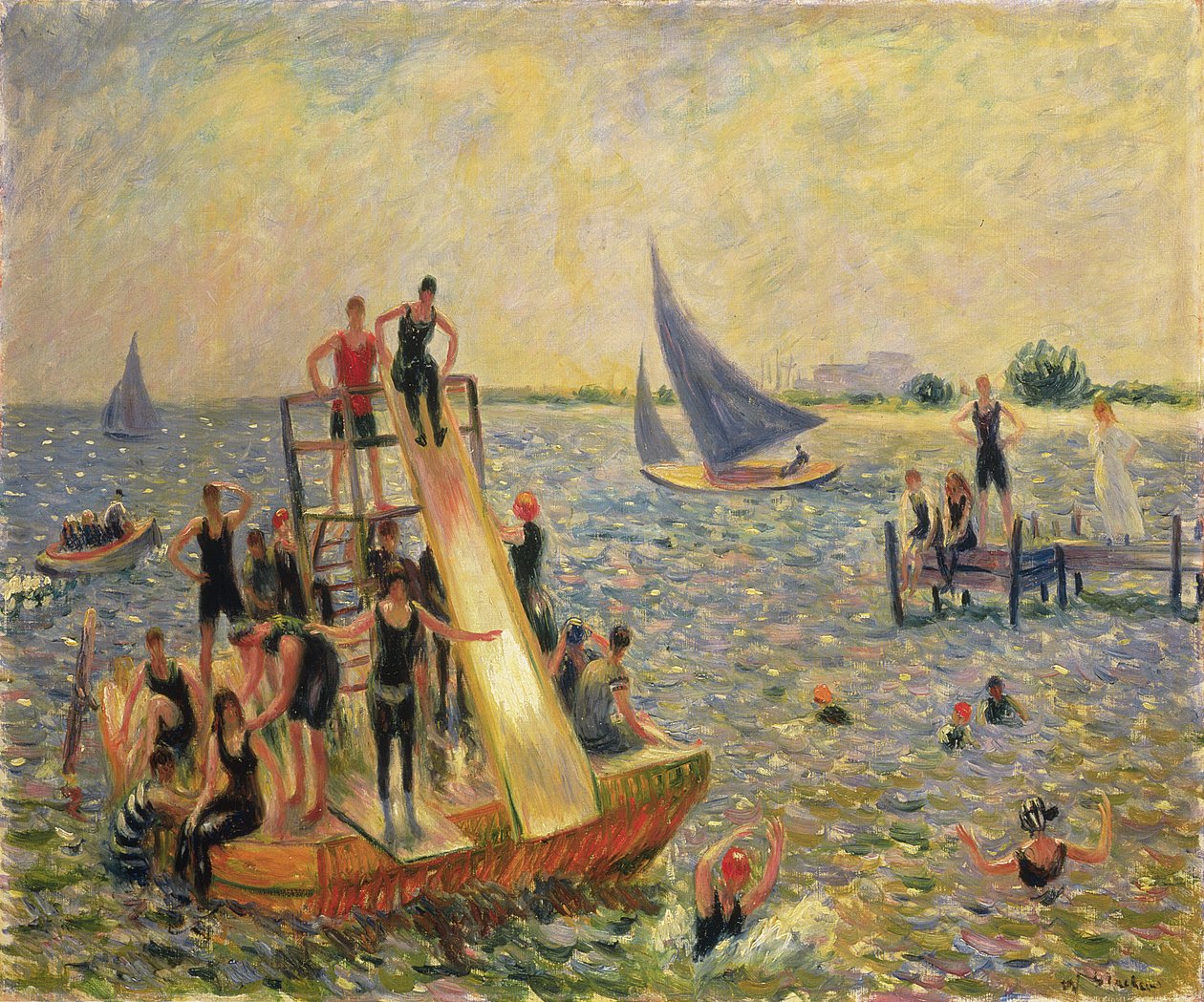 Floaten, eller Flotten av William James Glackens