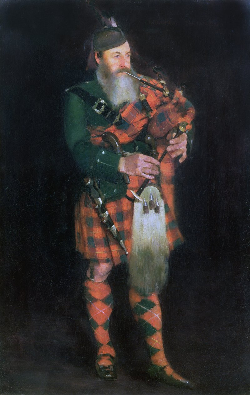 En Piper, 1885 av William Kennedy