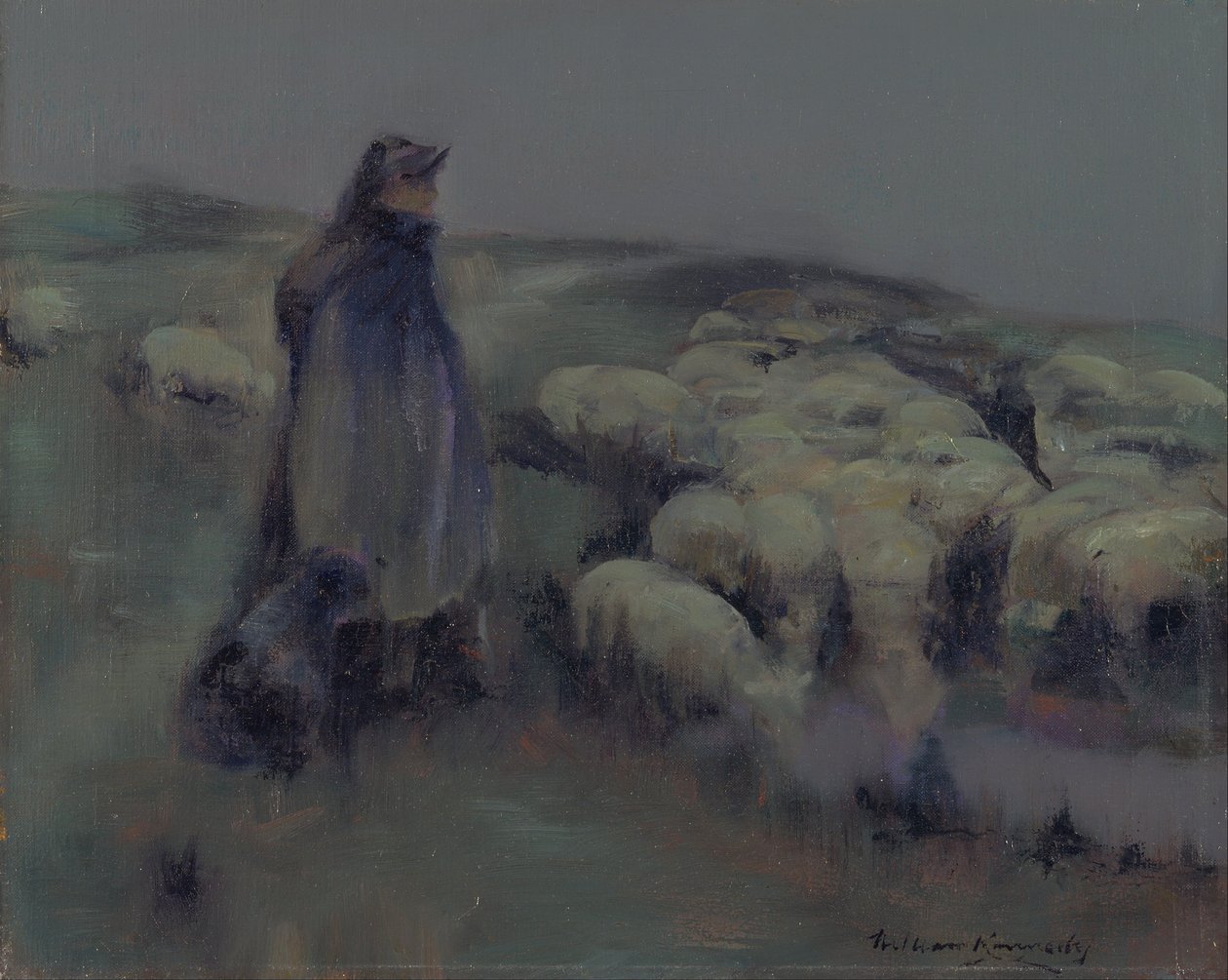 A Shepherdess av William Kennedy