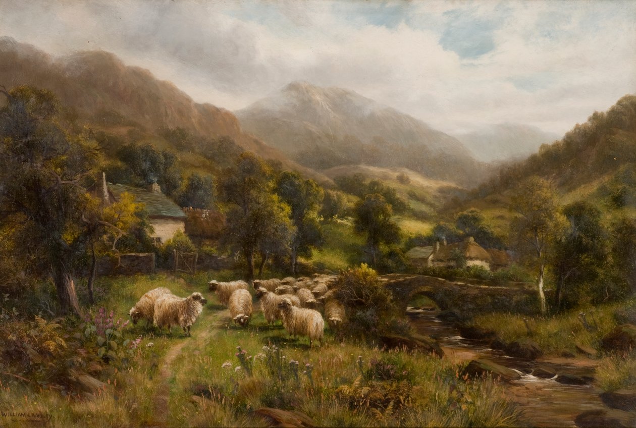 Aber, norra Wales av William Langley