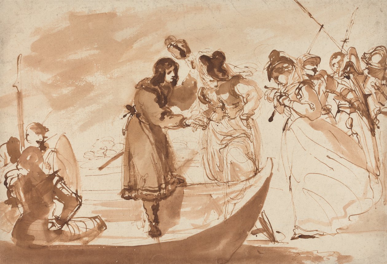 Mary, Queen of Scots, Embarking av William Lock Ii
