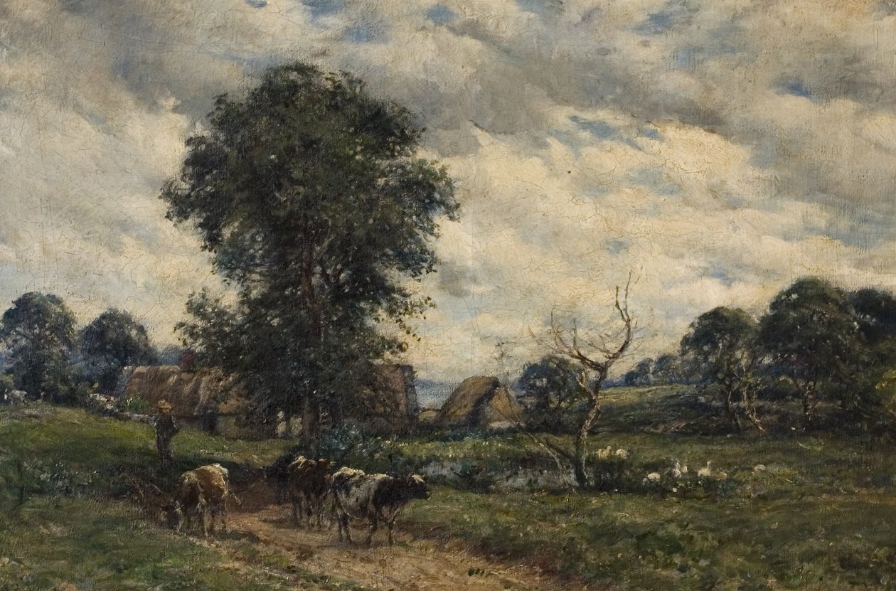 Landskap med boskap, 1885 av William Mark Fisher