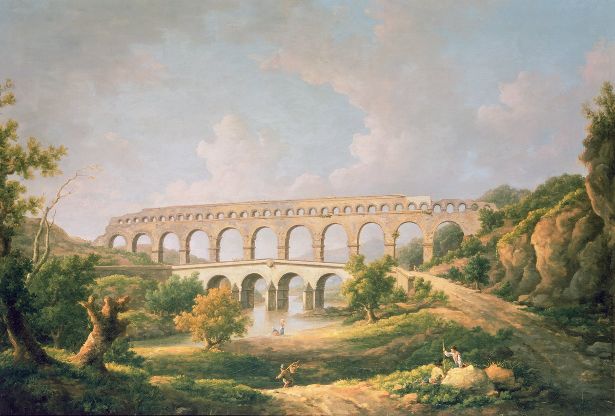 Pont du Gard, Nimes av William Marlow