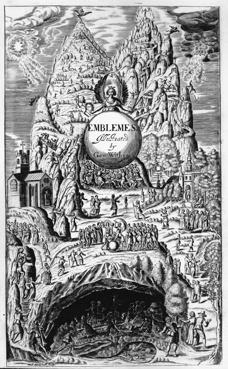 Frontispice till George Withers "Emblems", 1635 av William Marshall