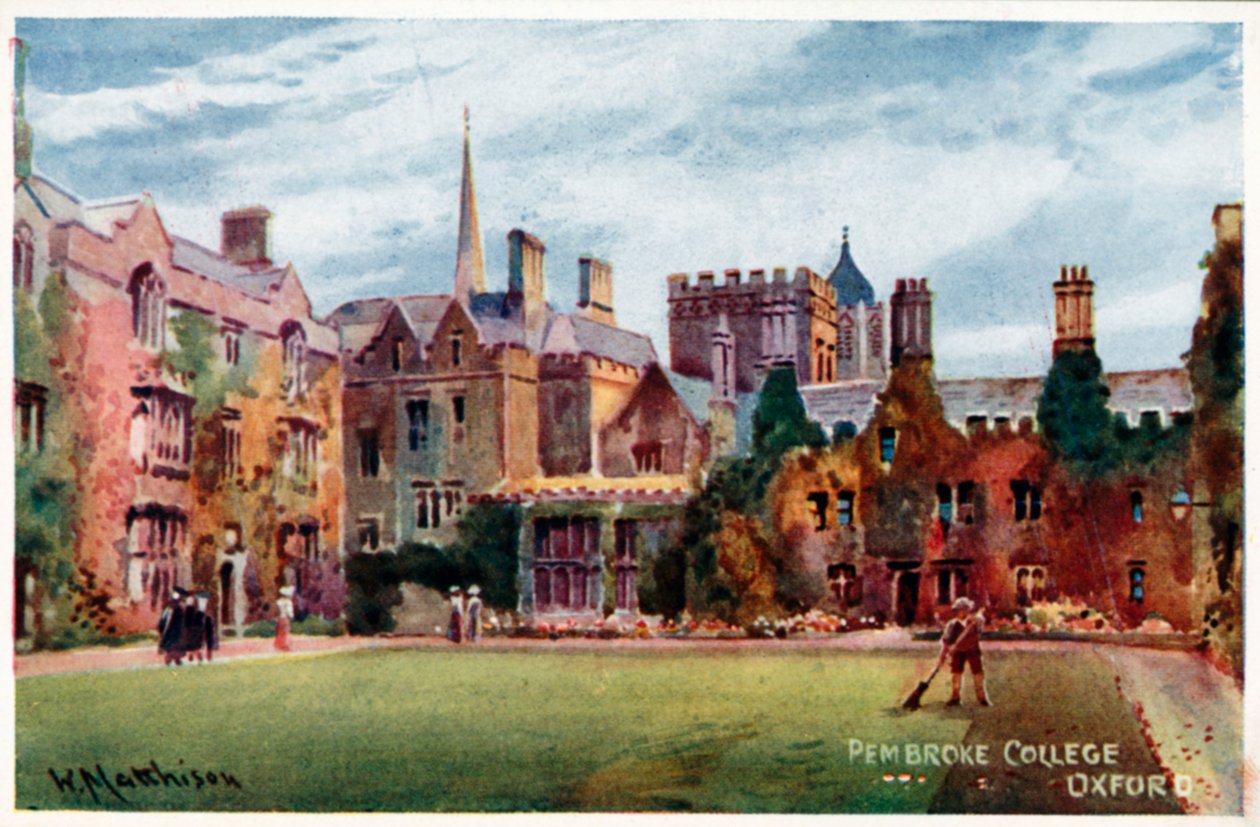 Pembroke College av William Matthison