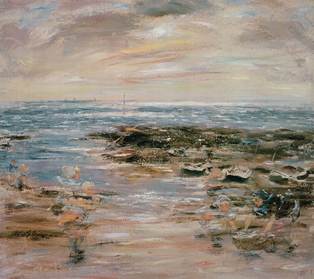 Port Seton, Skottland av William McTaggart