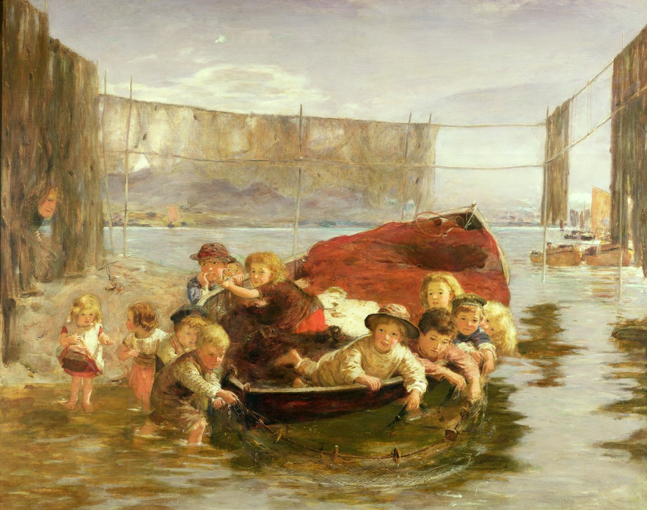 De unga trålarna av William McTaggart