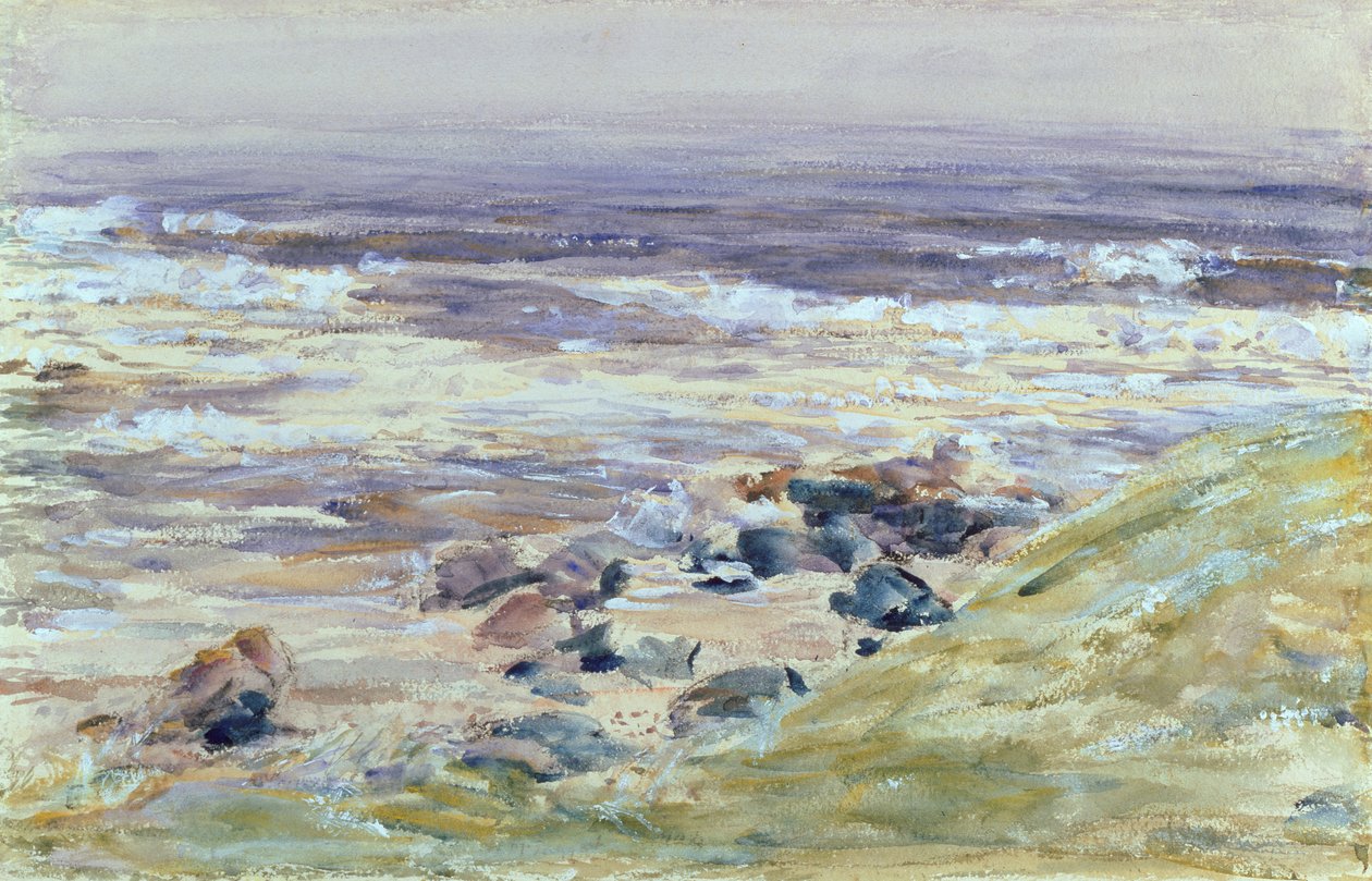 När St. Columba landade, 1904 (wc på papper) av William McTaggart