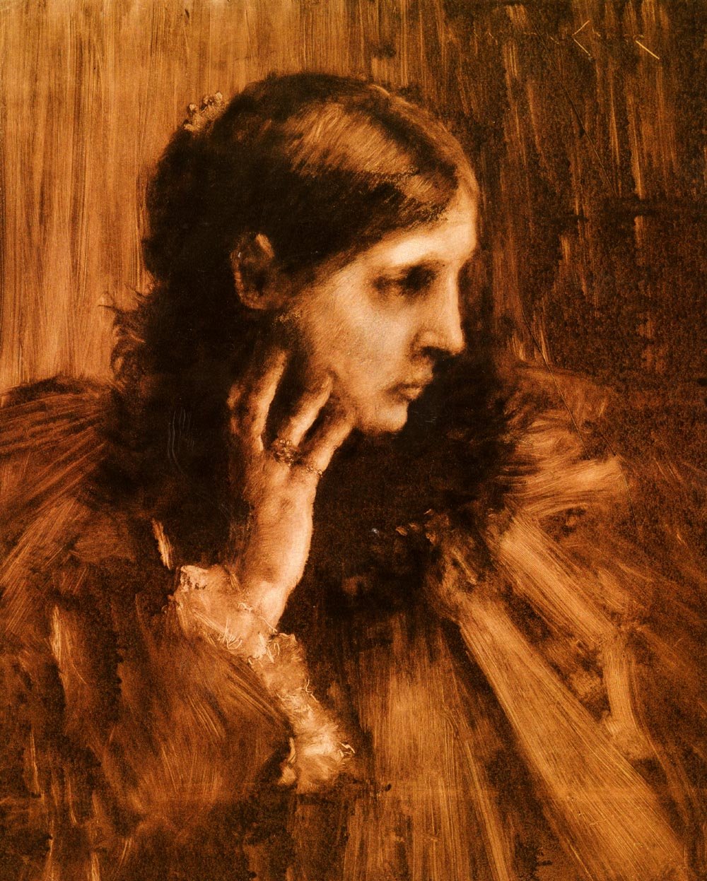  Reverien av William Merritt Chase