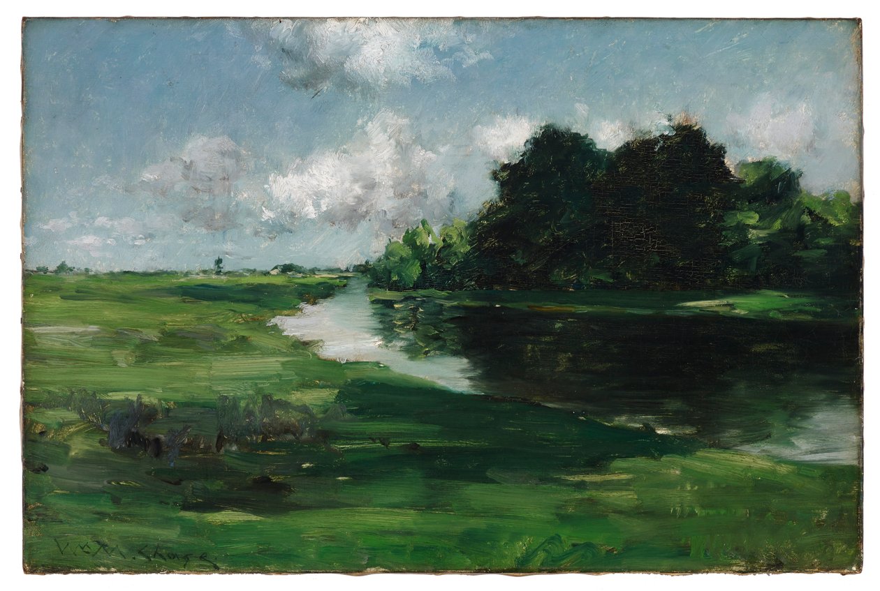 Long Island Landscape after a Shower of Rain av William Merritt Chase