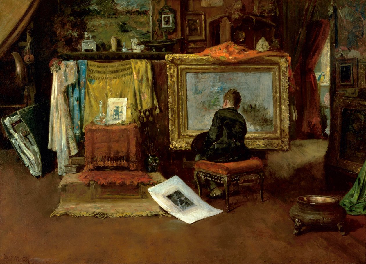 The Inner Studio, Tenth Street, 1882 av William Merritt Chase