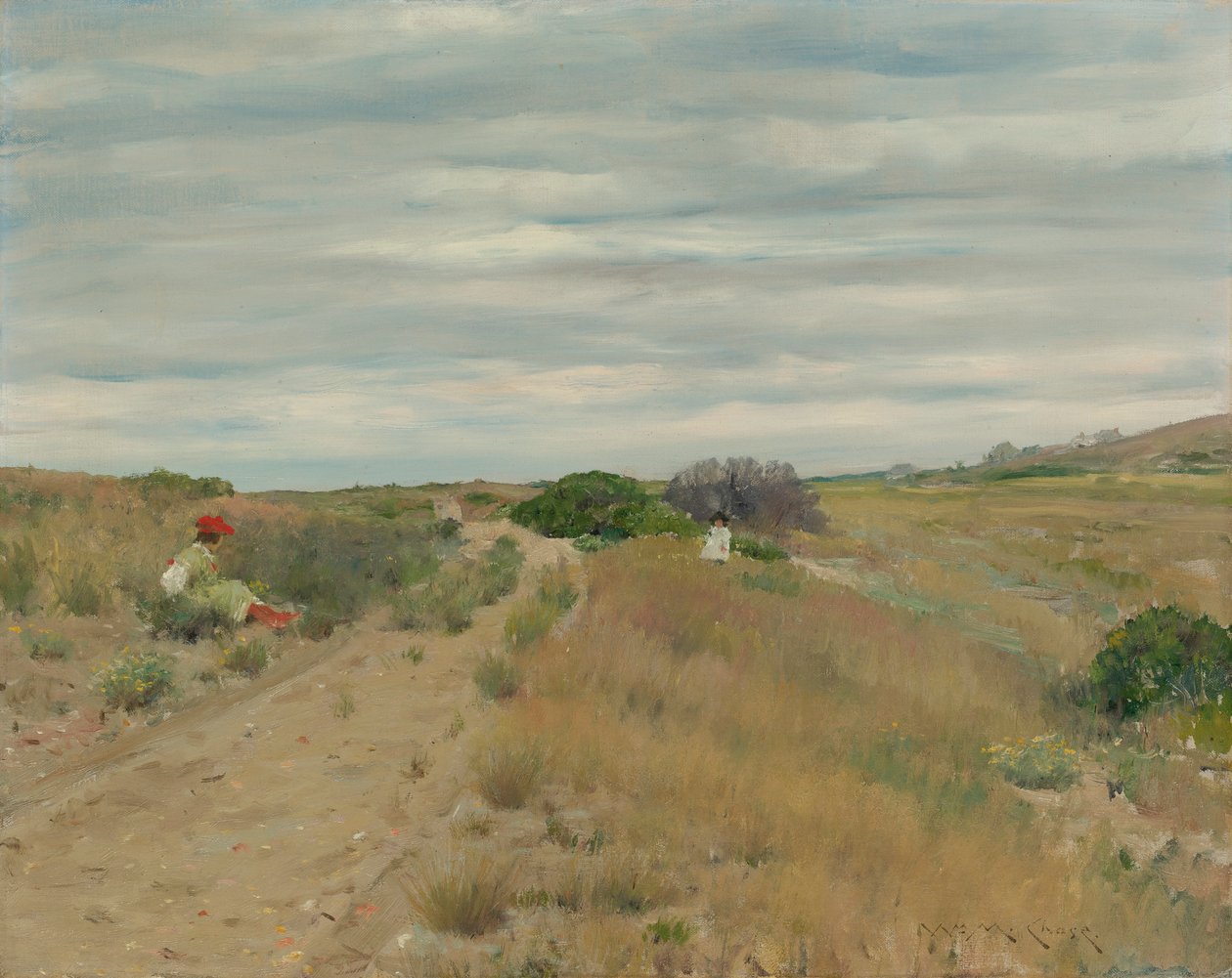 Gamla Sandvägen av William Merritt Chase