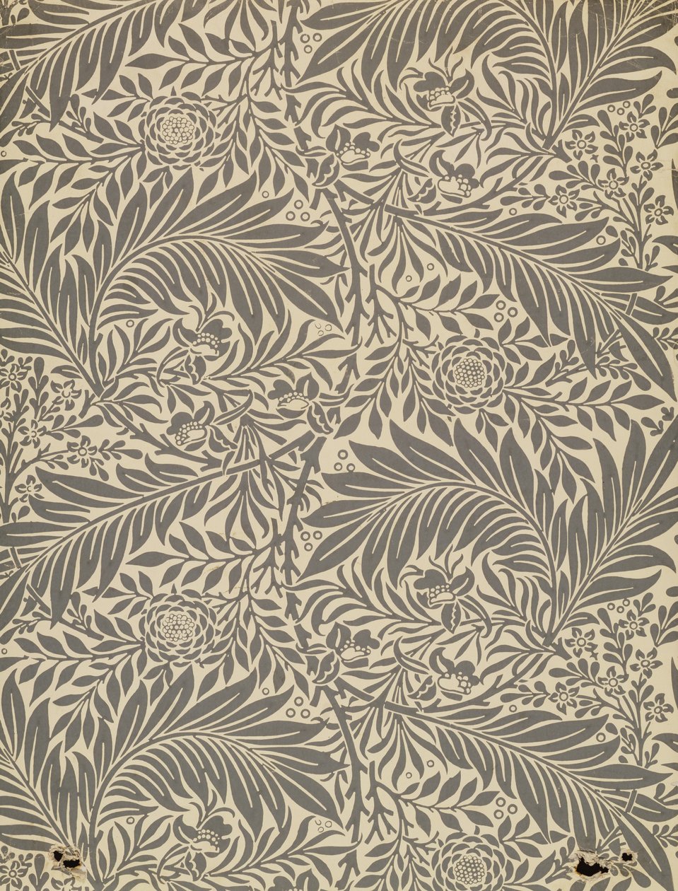 Larkspur, tapetdesign, 1872 av William Morris