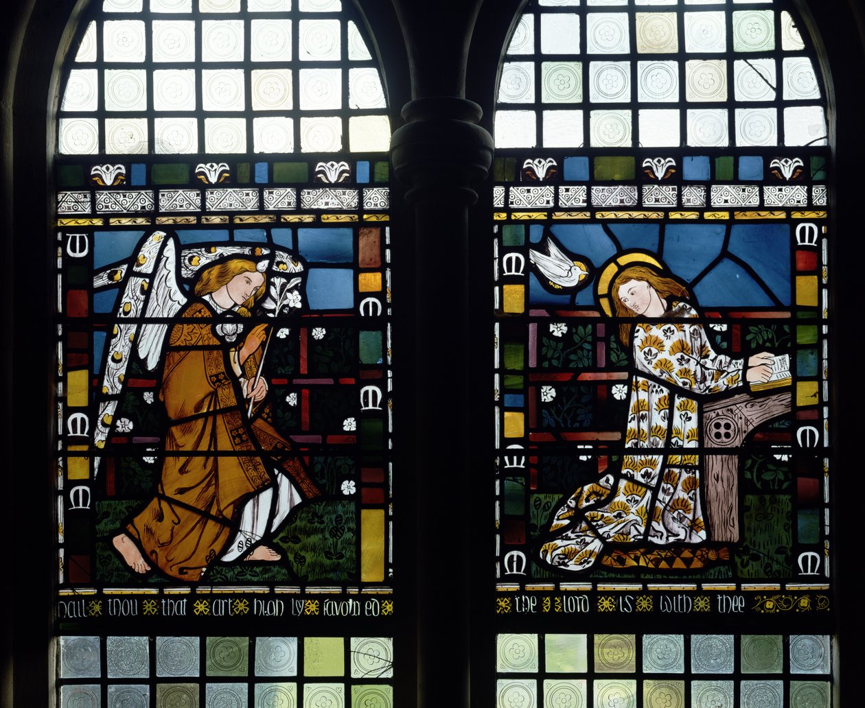 Budförklaringen, 1861 (glasmålning) av William Morris