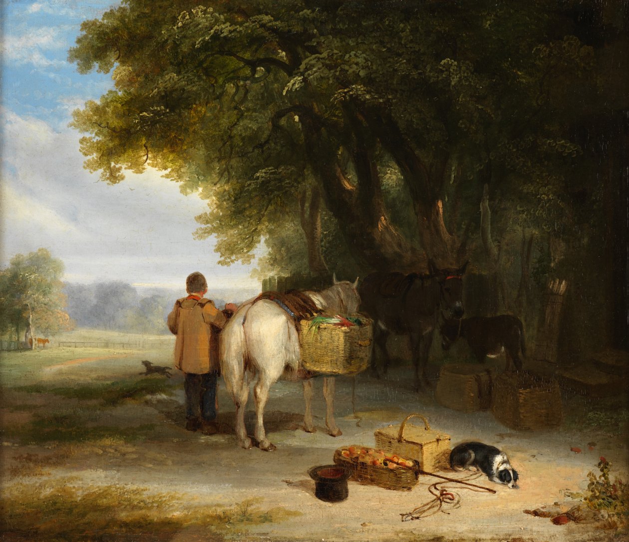 Iväg till marknaden av William Mulready