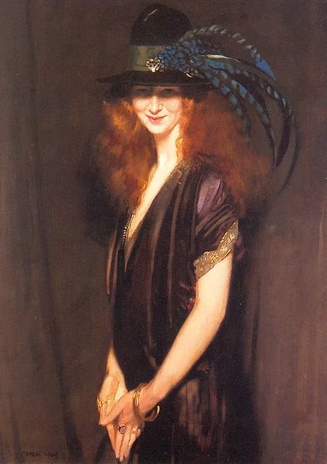 Bridgit - a picture of Miss Elvery Beatrice Elvery av William Orpen