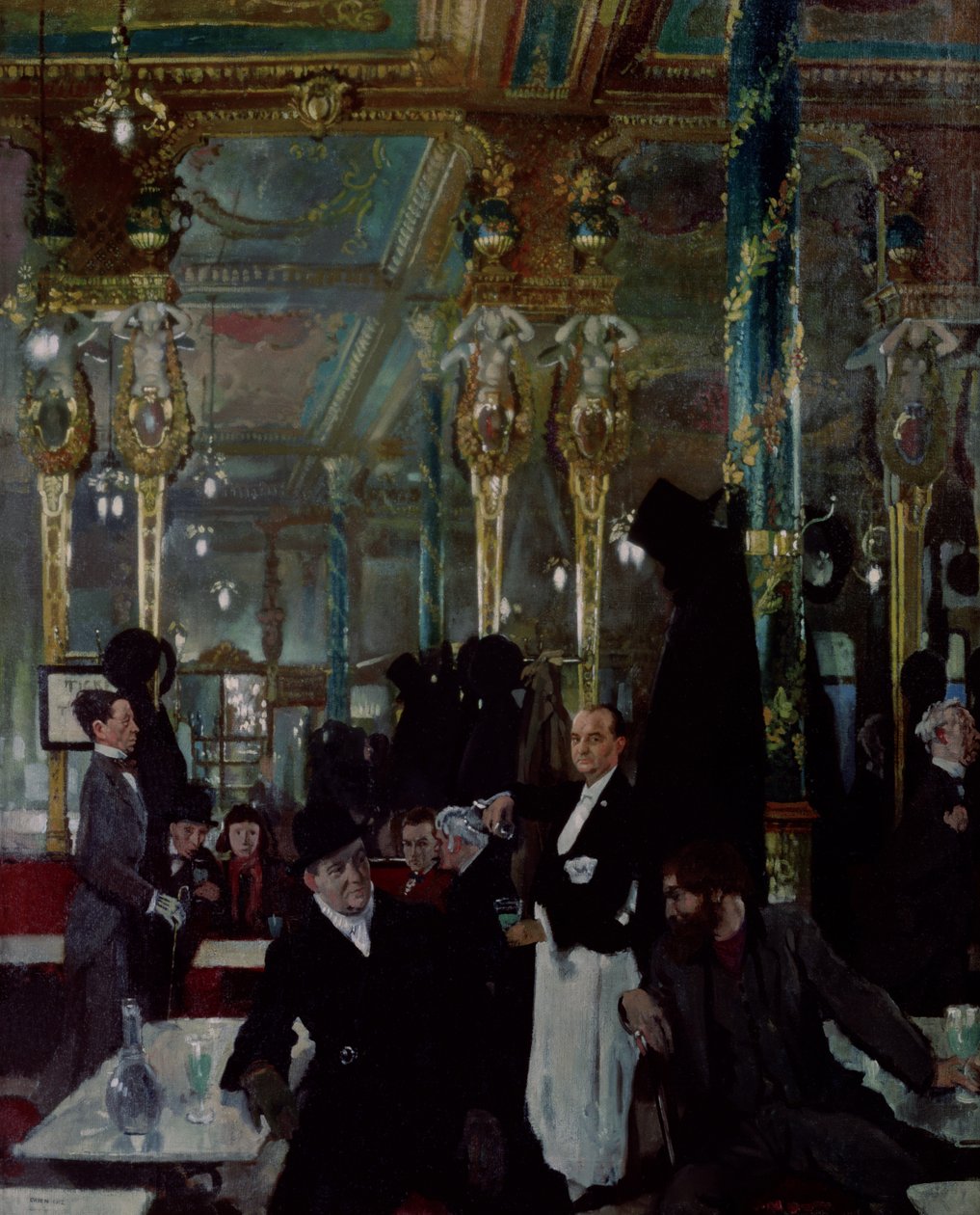 Cafe Royal, London, 1912 av William Orpen