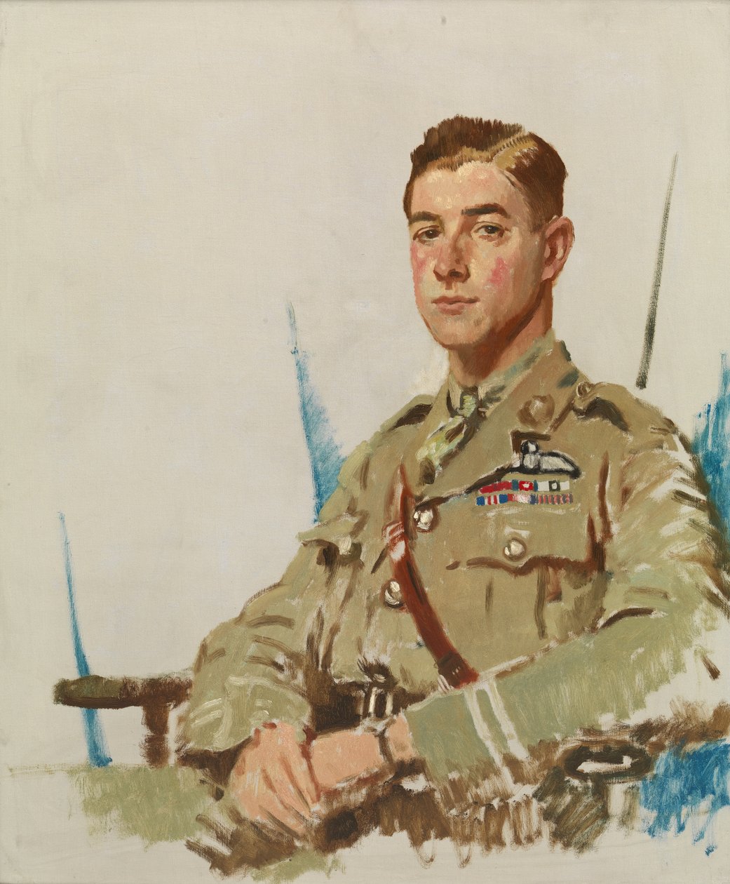 Porträtt av James McCudden av William Orpen