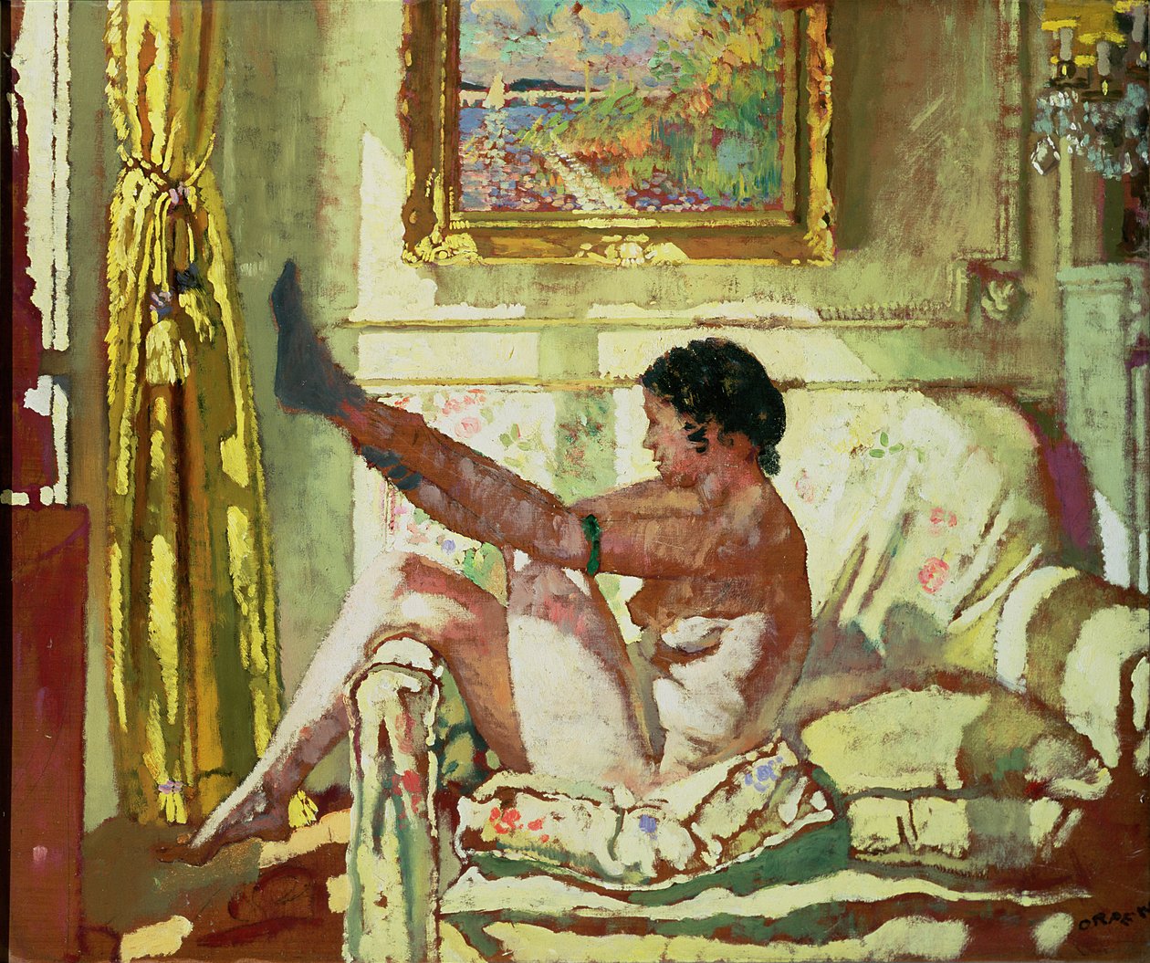 Solljus av William Orpen