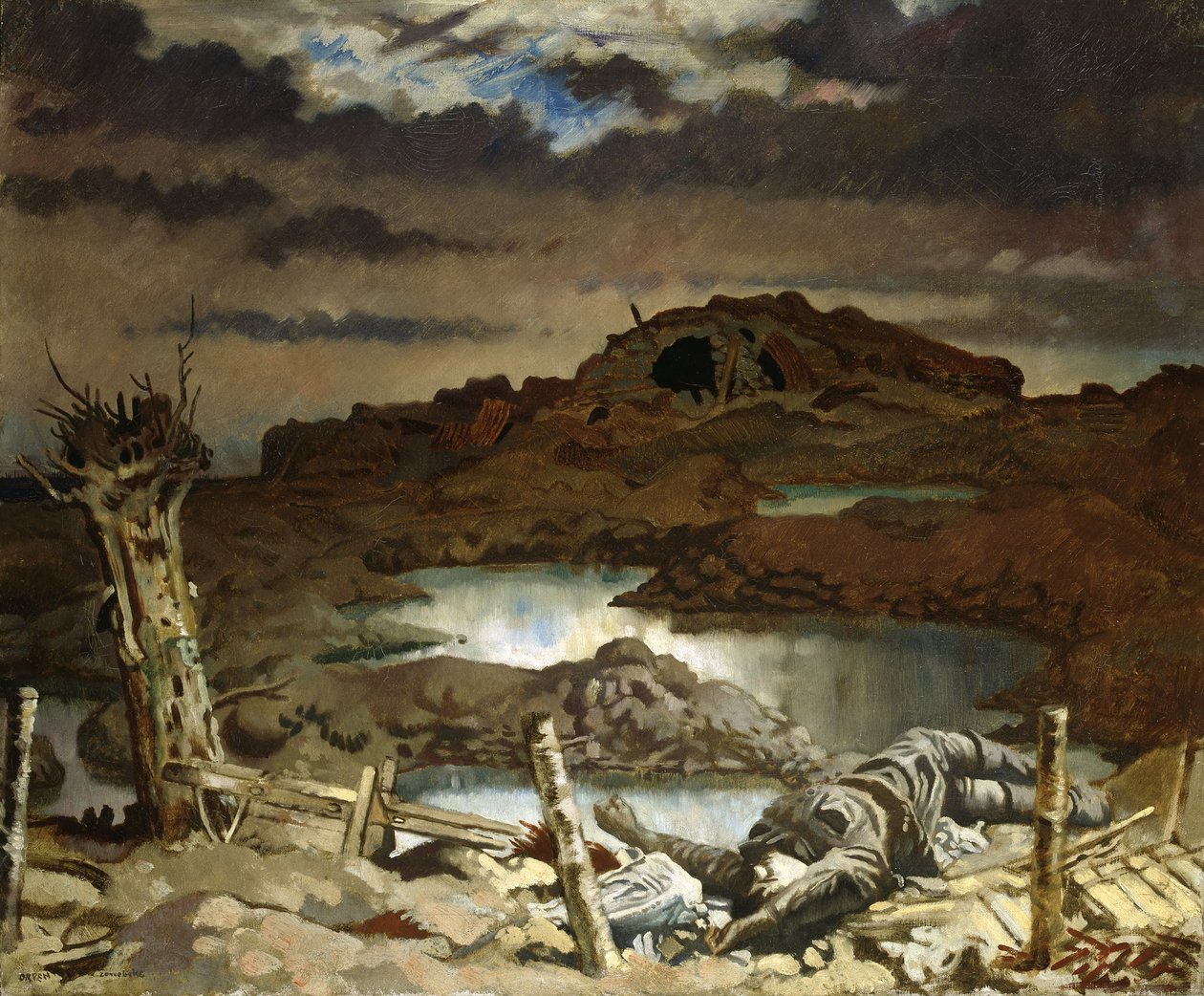 Zonnebeke av William Orpen