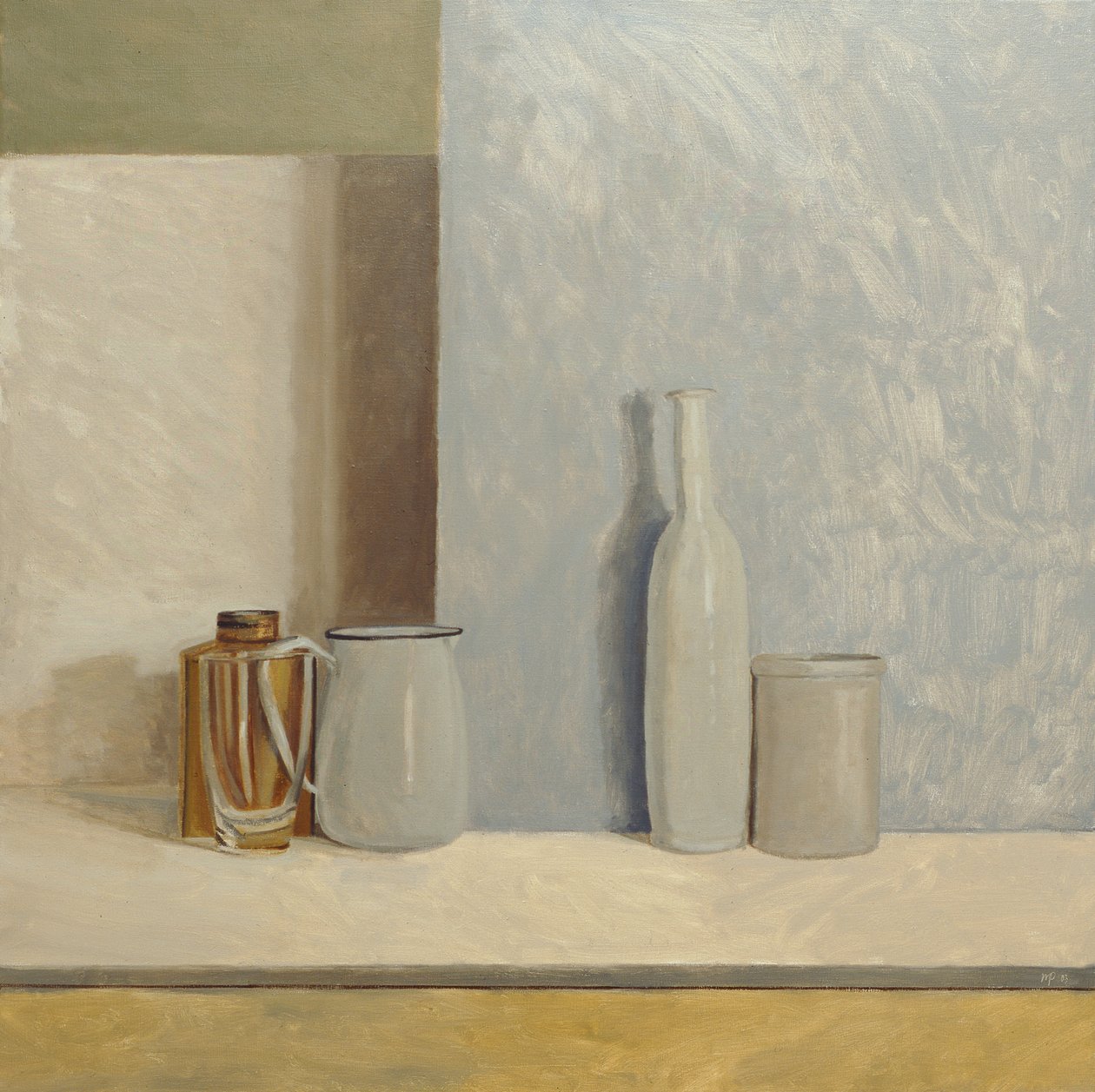 Blek grå och blå av William Packer