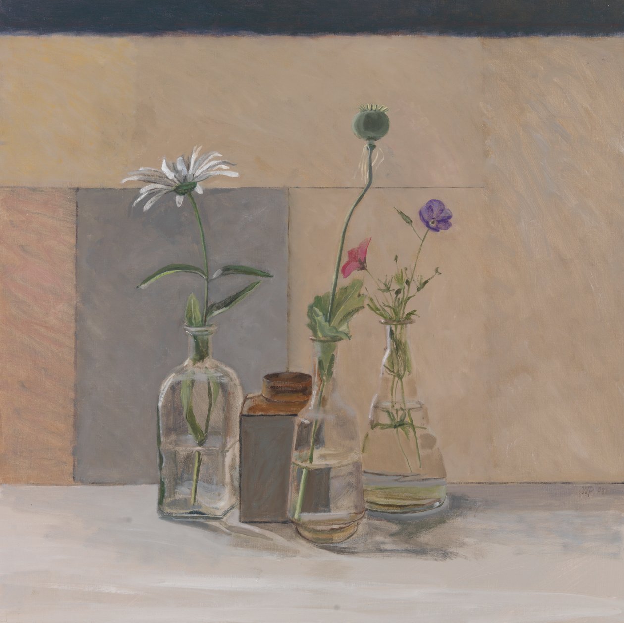 Röd Vit Blå Frökapslar, 2008 av William Packer