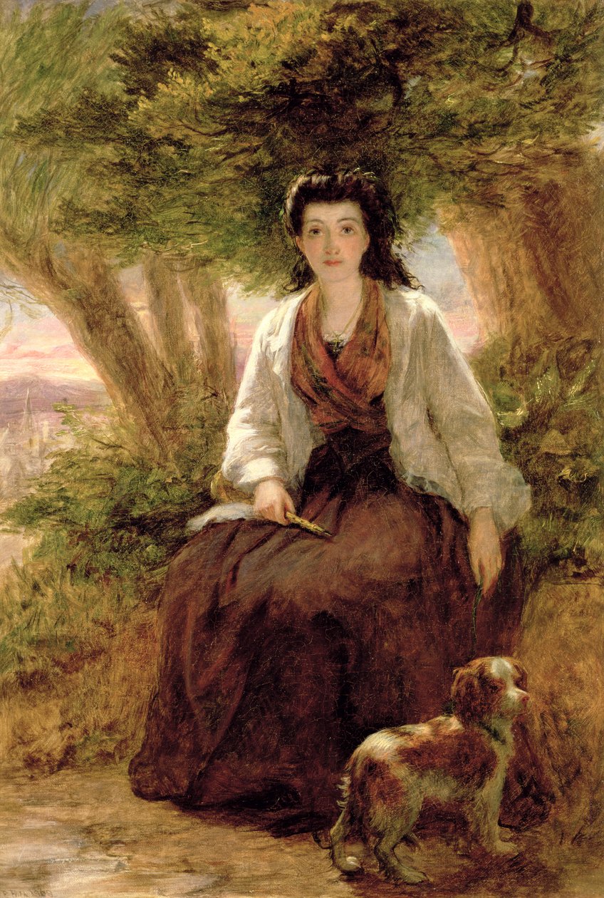 Sternes Maria, från A Sentimental Journey av William Powell Frith