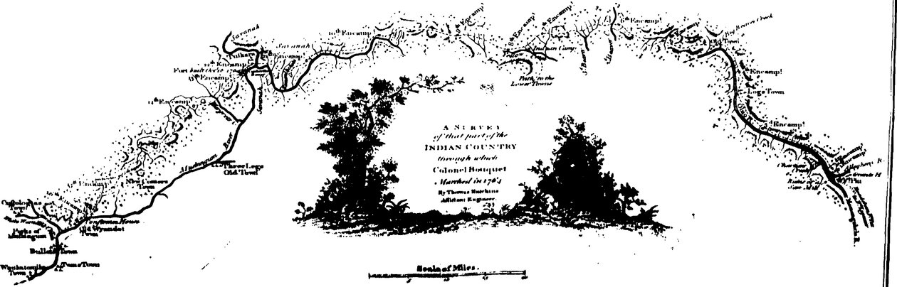Fleuron from book:  An historical account of the expedition against the Ohio Indians, in the year MDCCLXIV av William Smith