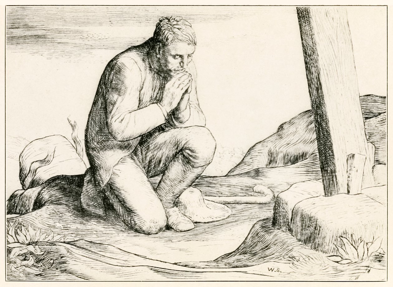 "Christian förlorar sin börda" från "The Pilgrim