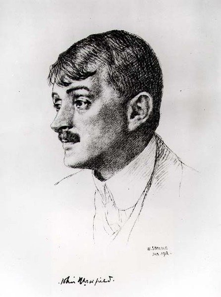 John Masefield (1878-1967), 1912 av William Strang