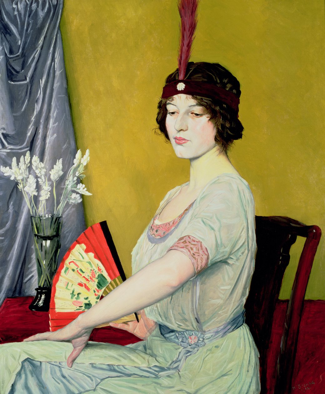 The Japanese Fan, 1914 av William Strang
