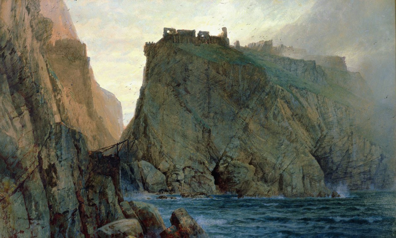 Tintagel på Cornish Coast av William Trost Richards