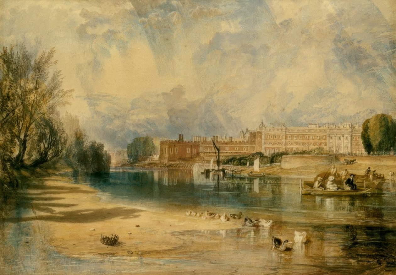 Hampton Court-palatset av Joseph Mallord William Turner