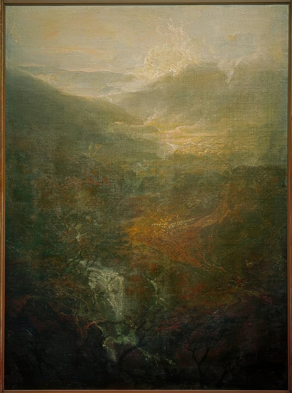 Morgon bland Coniston Fells, Cumberland av Joseph Mallord William Turner