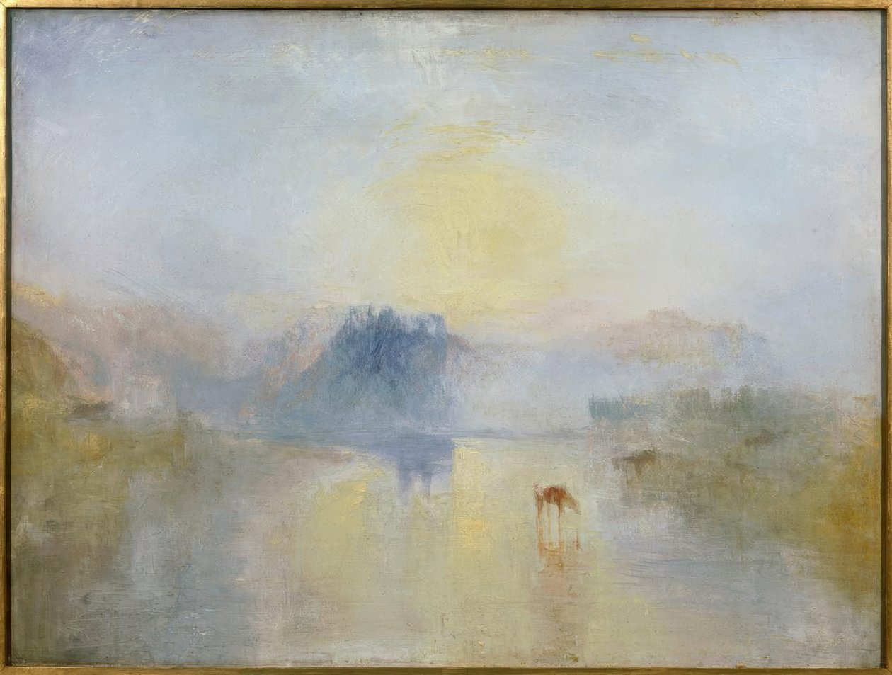 Norham Castle, soluppgång av Joseph Mallord William Turner