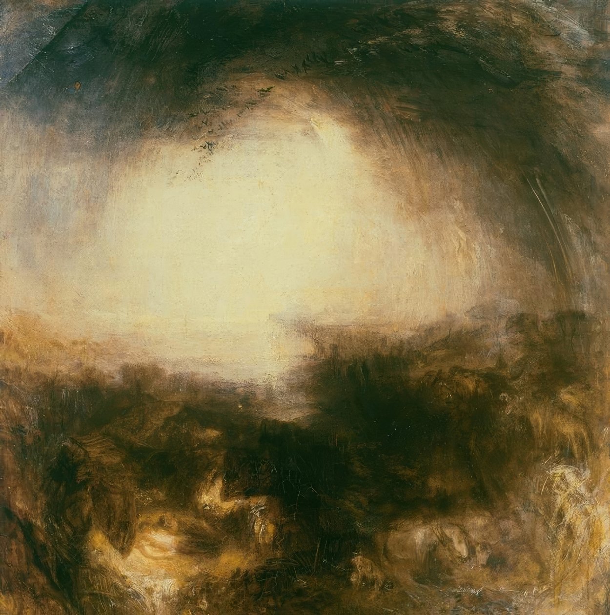 Skuggor och mörker - Kvällen efter syndafloden av Joseph Mallord William Turner