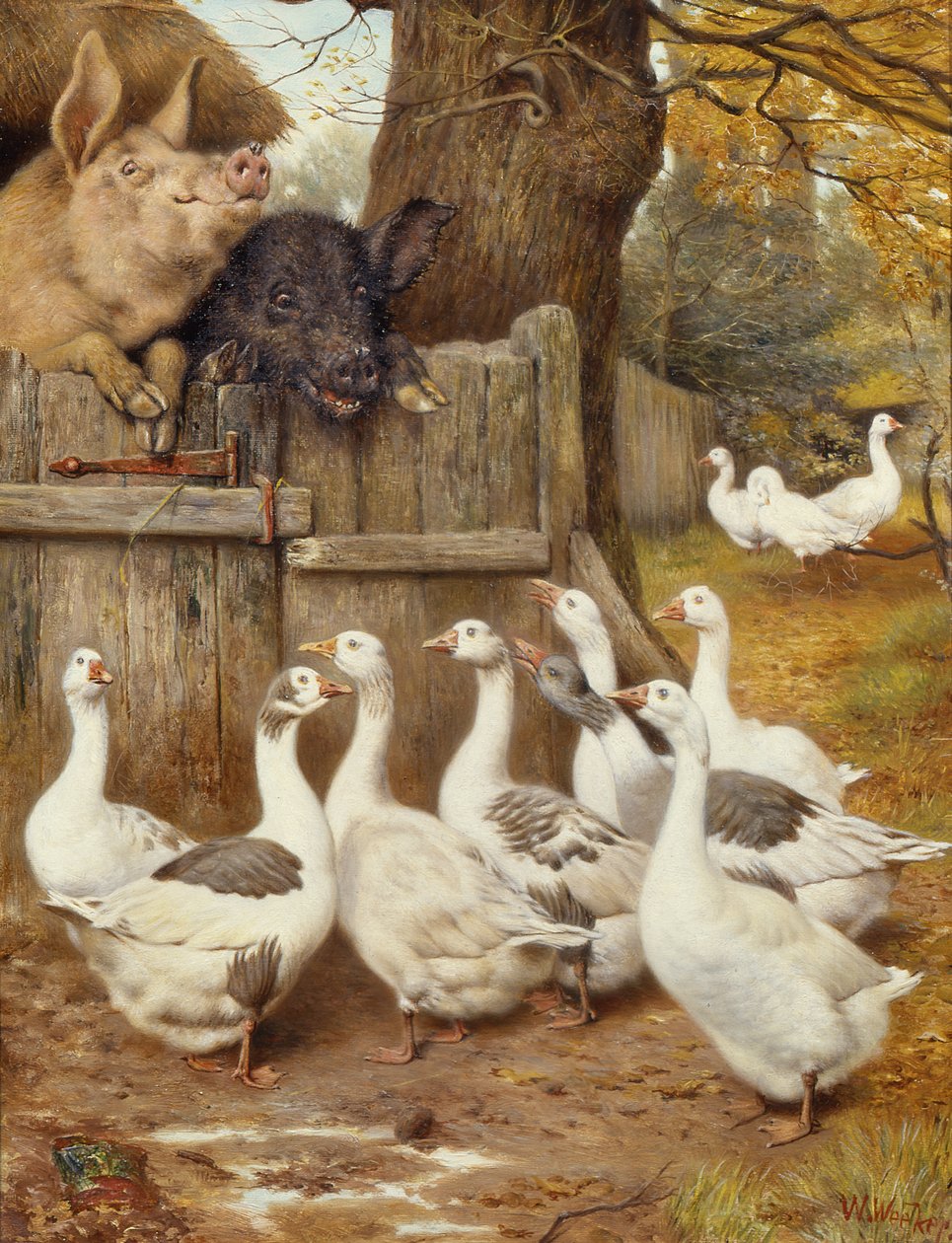 Gårdsgårdsvänner av William Weekes