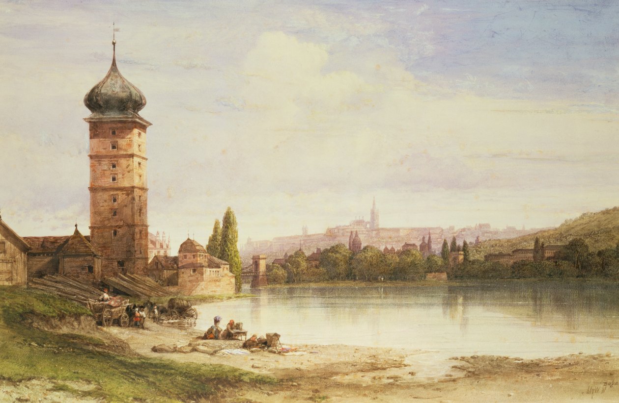 Prag, Tjeckoslovakien av William Wyld