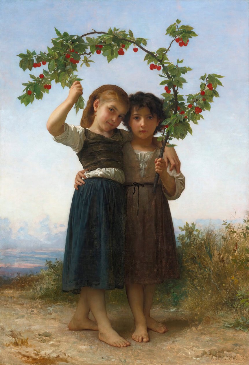 Körsbärsgrenen av William Adolphe Bouguereau