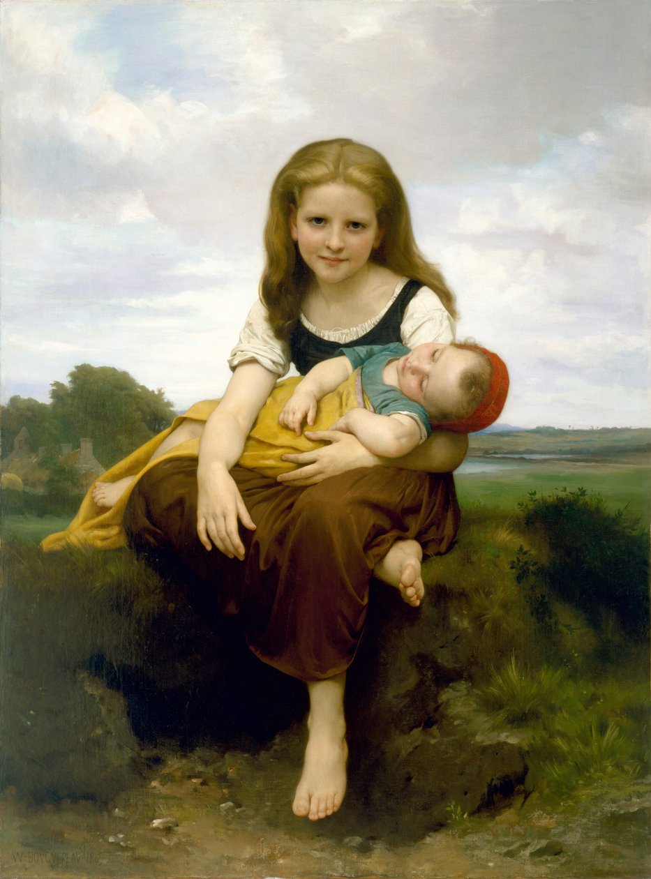 Den äldre systern av William Adolphe Bouguereau
