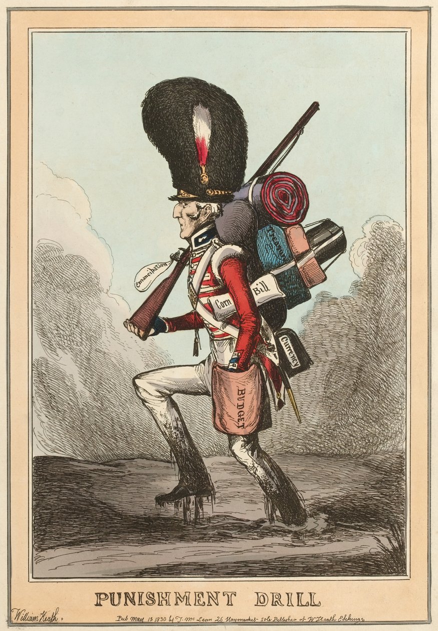 "Straffövning" av William (after) Heath