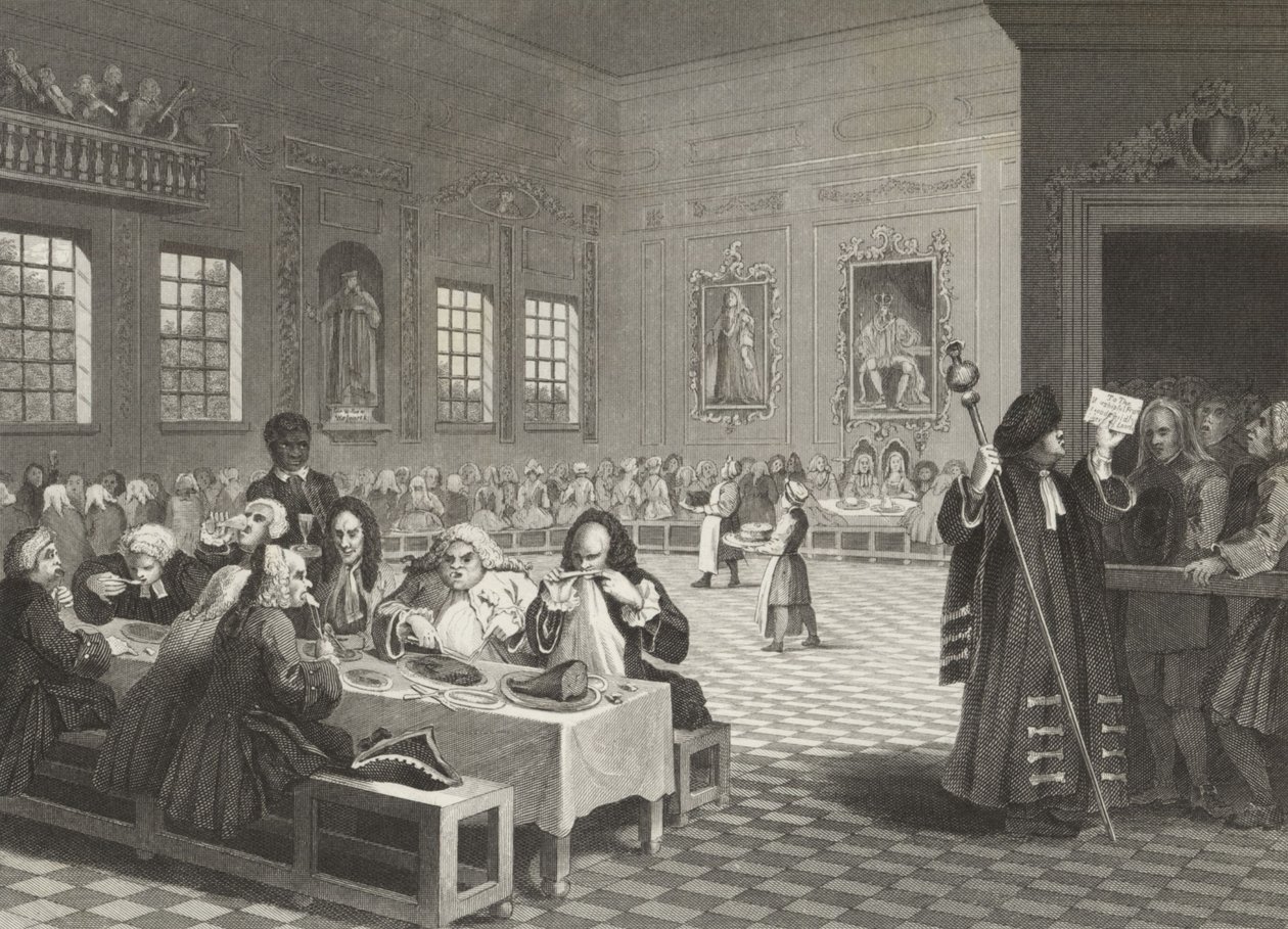 Goodchild i Guildhall - av William (after) Hogarth