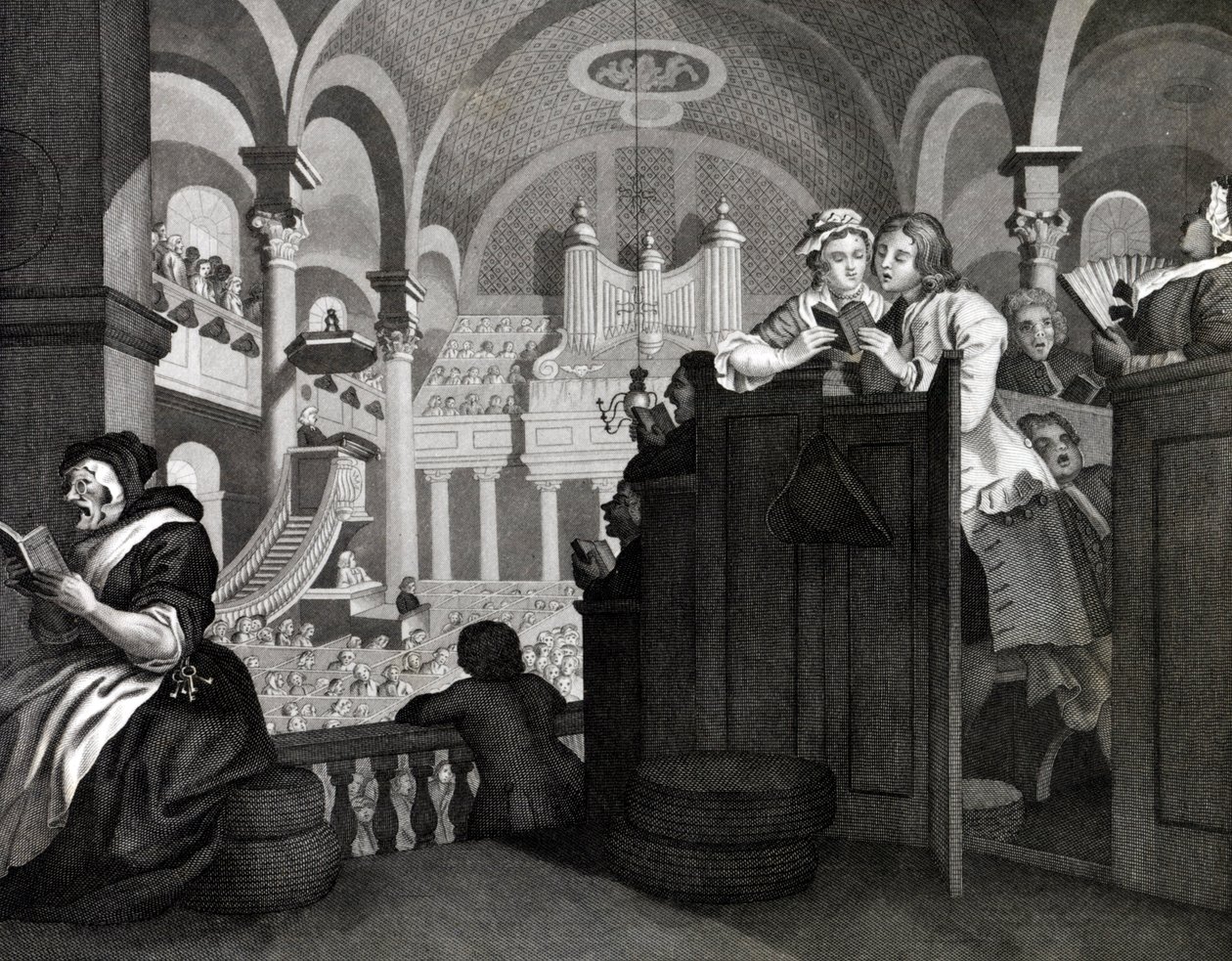 Goodchilds lediga söndag av William (after) Hogarth