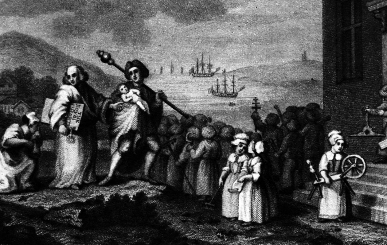 The Foundlings av William (after) Hogarth