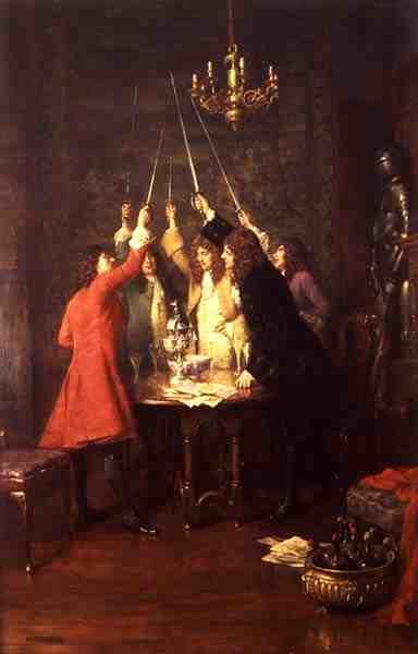 "Kungen" (olja på duk) av William A. Breakspeare