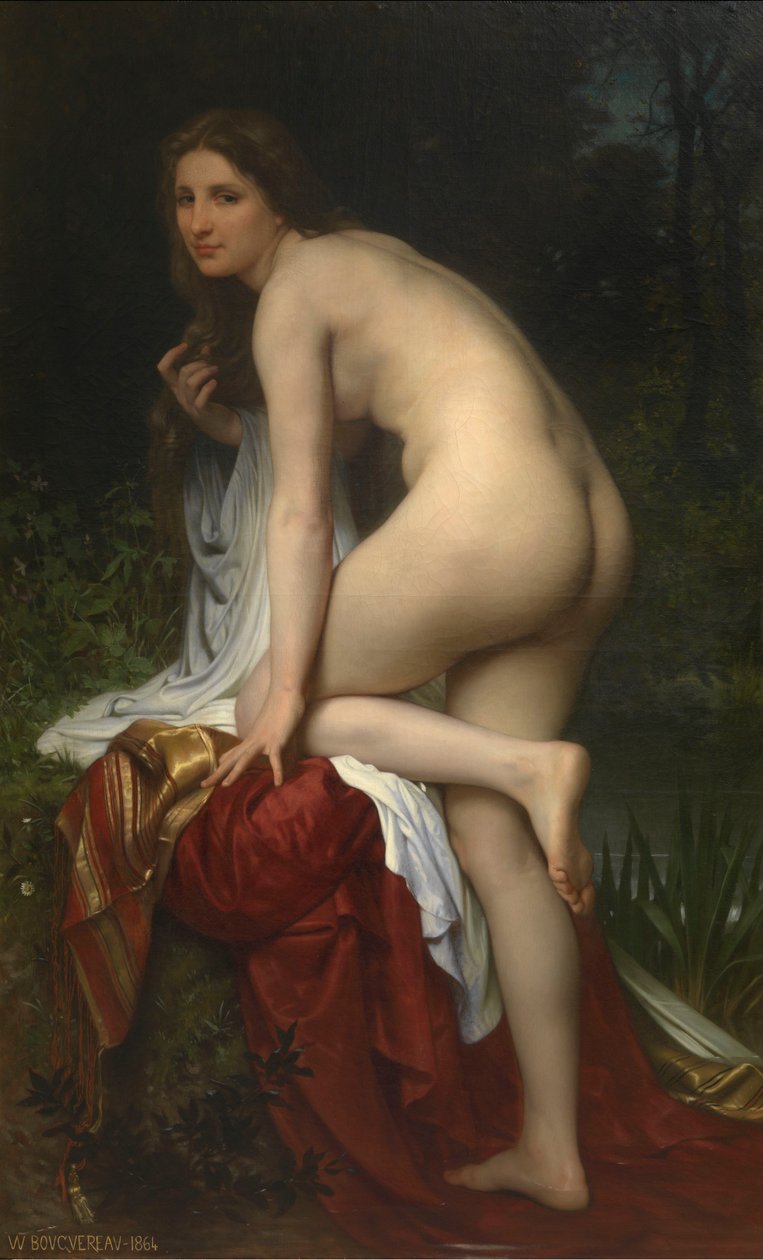 Badende (badare) av William Adolphe Bouguereau