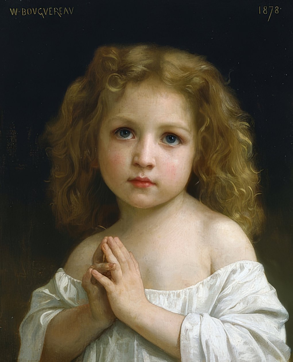 Liten flicka. 1878 av William Adolphe Bouguereau