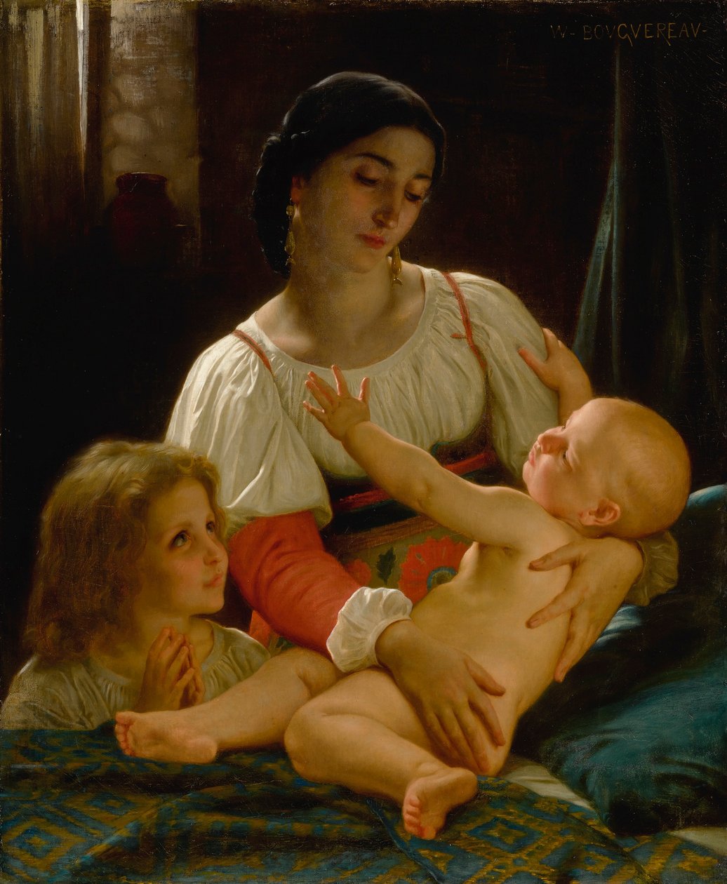 Le Réveil (Reduktion) av William Adolphe Bouguereau