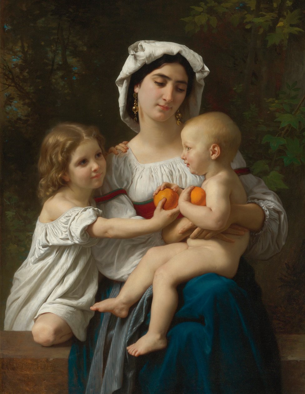 Les Oranges av William Adolphe Bouguereau